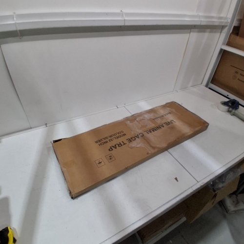 LIVE ANIMAL FOLDING HUMANE TRAP - 32" image 3