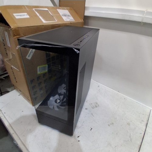 FOIFKIN F1 ATX MID-TOWER COMPUTER CASE WITH 6 PWM ARGB FANS PRE-INSTALLED AND FULL-VIEW DUAL TEMPERED GLASS - BLACK (MODEL: F1) image 3
