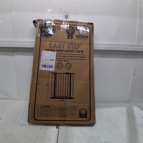 REGALO EASY STEP EXTRA WIDE SAFETY GATE - 29-49"X 30" - BLACK (MODEL:1164 EB DS) image 4