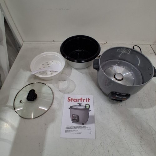 STARFRIT 10 CUP RICE COOKER WITH CERAMIC COATING - GREY (MODEL: 024739) image 3