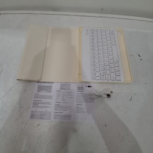 KENKE CASE WITH KEYBOARD FOR IPAD AIR 11" - CREAM WHITE image 3