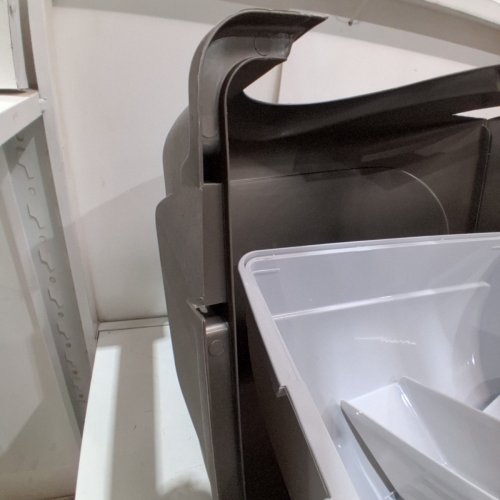 OMEGA PAW ROLL'N CLEAN SELF CLEANING CAT LITTER BOX - TAUPE/GREY image 3