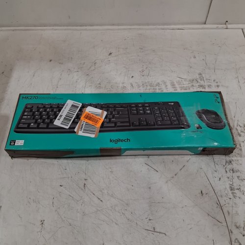 2PC LOGITECH MK270 WIRELESS KEYBOARD AND MOUSE COMBO, 2.4 GHZ WIRELESS - BLACK (MODEL: Y-R0042, MR0085) image 9