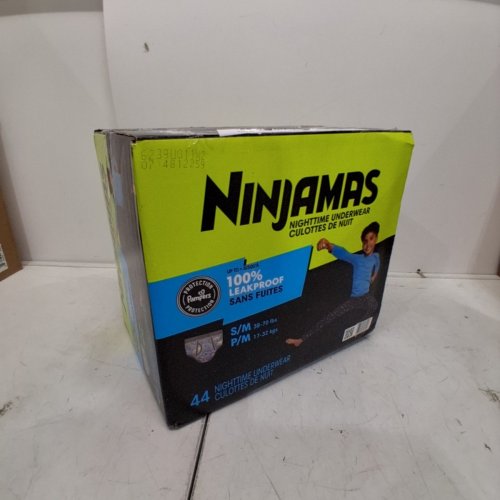 44PK PAMPERS NINJAMAS BOYS BEDWETTING NIGHTTIME UNDERWEAR - SIZE S/M image 4