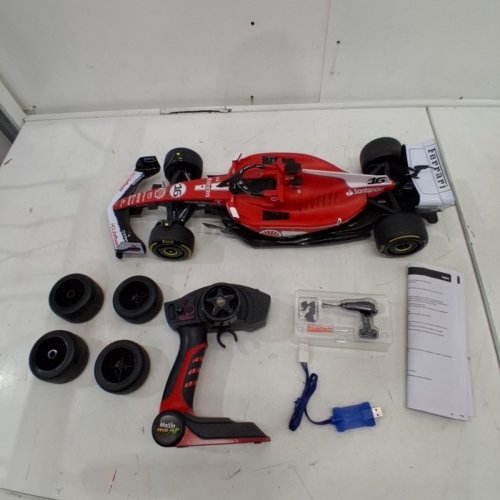 MAISTO TECH SF.23 FORMULA 1 ONE CHARLES LECLERC #16 FERRARI RC CAR - 1:10 SCALE - WHITE/RED (MODEL: 1739888) image 3