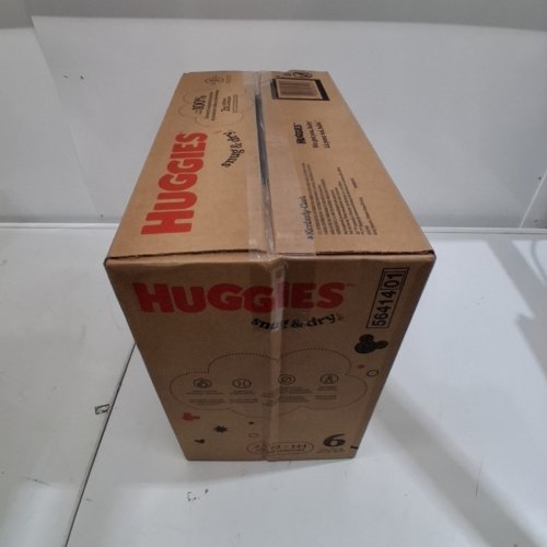 144PK HUGGIES SNUG AND DRY BABY DIAPERS - SIZE 6 (35+LB) - MICKEY MOUSE (MODEL: 56414) image 2