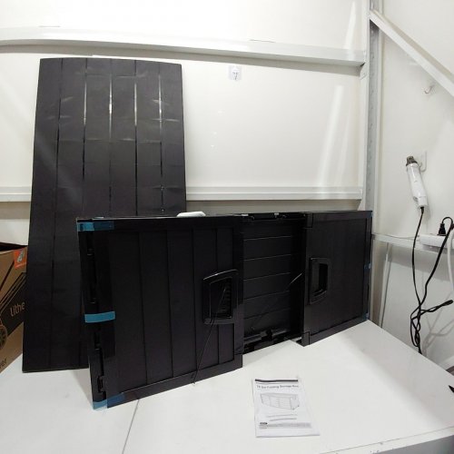 KTAXON FOLDING COLLAPSIBLE STORAGE BOX - 75 GAL - BLACK image 2