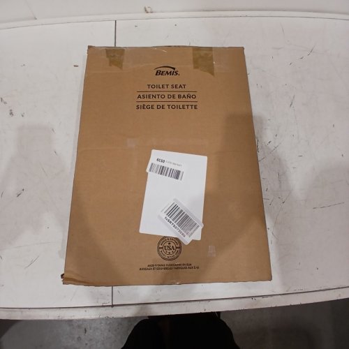 BEMIS AFFINITY PLASTIC TOILET SEAT, WHITE NEVER LOOSENS, REMOVES FOR CLEANING SLOW-CLOSE ADJUSTABLE WITH EXTRA STABILITY - ELONGATED - WHITE - (MODEL: 1200E4 000) image 4