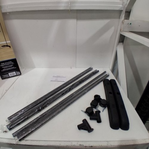 MAINSTAYS SINGLE ROD GARMENT RACK - 68" X 35" - BLACK - (MODEL: EH-GRCA-004B) image 2