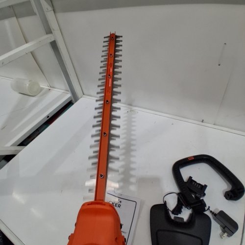 BLACK+DECKER 20V BARE MAX LITHIUM ION CORDLESS HEDGE TRIMMER WITH BATTERY (MODEL: LHT2220B) image 2