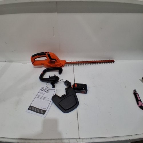 BLACK+DECKER 20V BARE MAX LITHIUM ION CORDLESS HEDGE TRIMMER WITH BATTERY (MODEL: LHT2220B) image 3