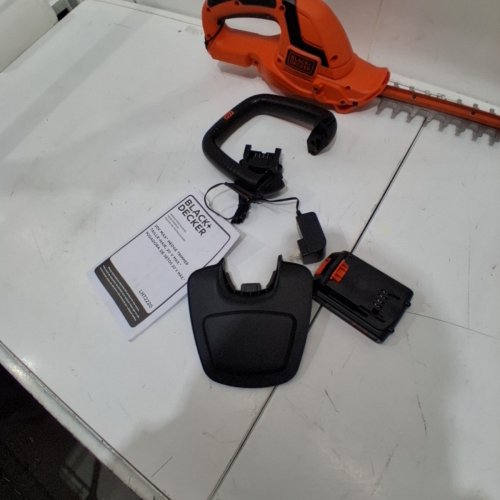 BLACK+DECKER 20V BARE MAX LITHIUM ION CORDLESS HEDGE TRIMMER WITH BATTERY (MODEL: LHT2220B) image 4