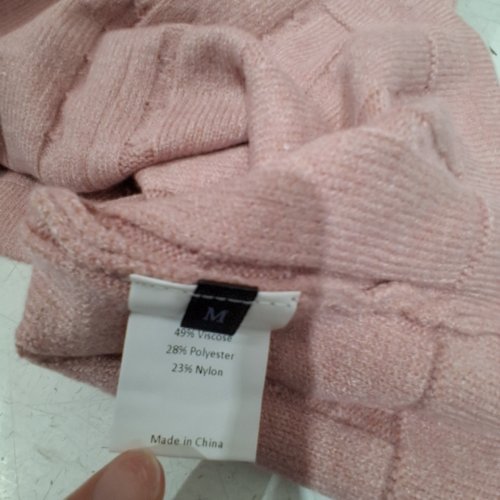 WOMEN'S INSPIRE CHIC LONG SLEEVE KNIT SWEATER DRESS - MEDIUM - DUSTY PINK (STYLE : 00686729868000) image 3