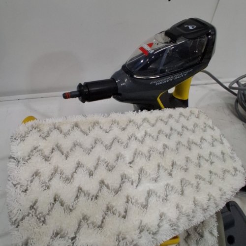BISSELL 3-IN-1 POWERSTEAMER HEAVY DUTY STEAM MOP & HANDHELD CLEANER - GREY/YELLOW (MODEL: 2685B) image 4