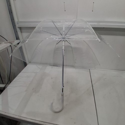 AMAZON BASICS ROUND BUBBLE UMBRELLA - 35" - CLEAR image 2