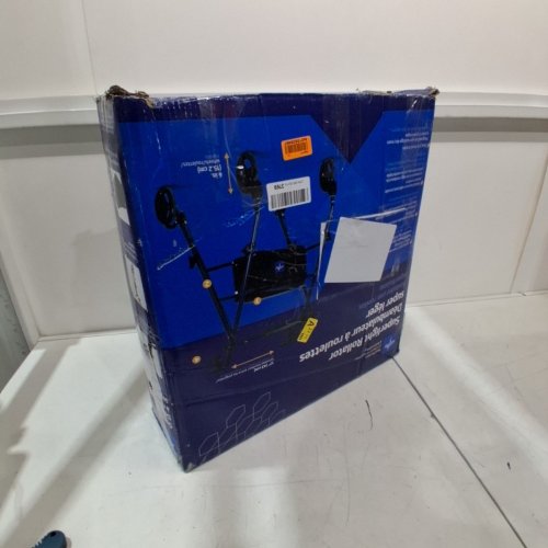 MEDLINE GUARDIAN FOLDABLE SUPERLIGHT ALUMINUM ROLLING WALKER WITH 6" WHEELS - 250LBS CAPACITY - SMOKEY BLUE (MODEL: MDS86825SLB) image 4