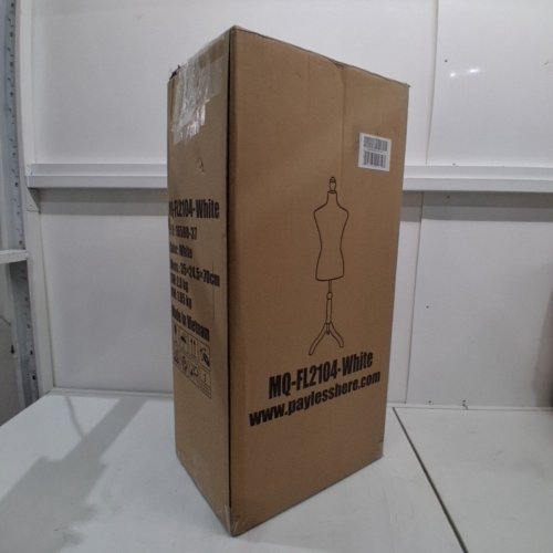 MEETINGHOME DRESS FORM MANNEQUIN - 49.6" TO 63.4" - WHITE (MODEL: MQ-FL2104-WHITE) image 3