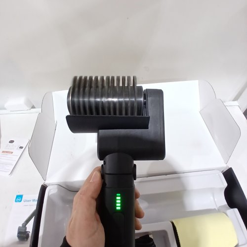 LEEBEIN ELECTRIC RECHARGABLE GRILL CLEANER BRUSH WITH 3 HEAD OPTIONS - BLACK (MODEL: LZ-8054A) image 2