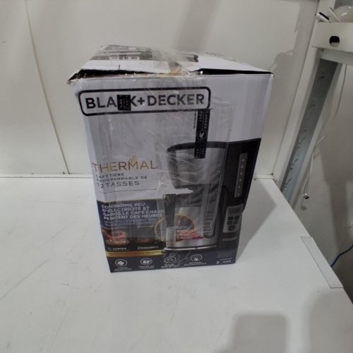 BLACK+DECKER 12 CUP THERMAL PROGRAMMABLE COFFEE MAKER - BLACK - (MODEL:CM2046S) image 5