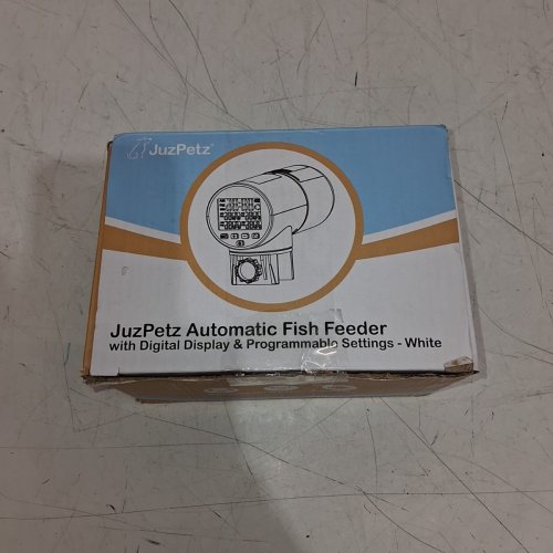 JUZPETZ AUTOMATIC DIGITAL PROGRAMMABLE FISH FEEDER WITH 4 FEEDINGS - 2 X 1.5 V AA - WHITE (MODEL: JPZ-7009JB) image 5