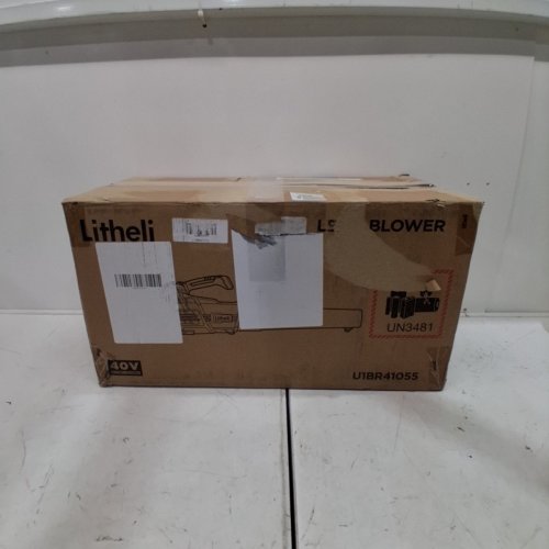 LITHELI 40V CORDLESS LEAF BLOWER WITH 2.0AH BATTERY & CHARGER - VARIABLE SPEED CONTROL, MAX 85MPH, 350CFM AXIAL BLOWER (MODEL: D07101550) image 5