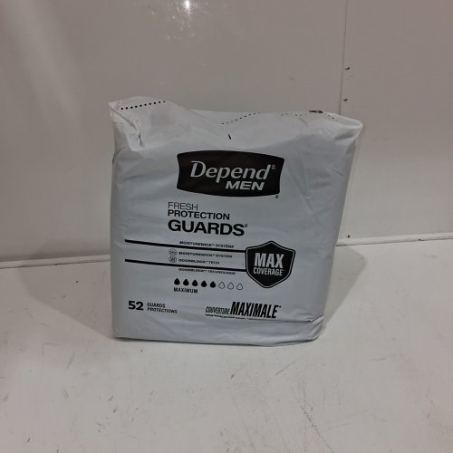 52PK DEPEND FOR MEN MAXIMUM ABSORBENCY INCONTINENCE GUARDS image 3