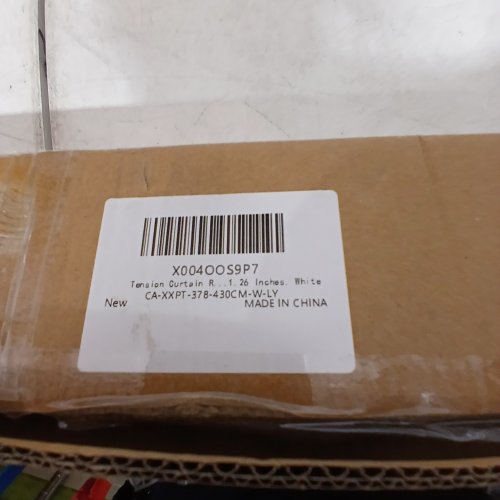 TENSION CURTAIN ROD - 16" - 26" WHITE (MODEL: CA-XXPT-378-430CM-W-LY) image 2