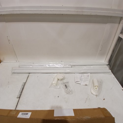TENSION CURTAIN ROD - 16" - 26" WHITE (MODEL: CA-XXPT-378-430CM-W-LY) image 3