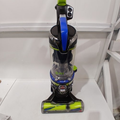 BISSELL LIGHTWEIGHT CORDED PET HAIR ERASER TURBO UPRIGHT VACUUM - BLACK/BLUE/GREEN (MODEL: 27909) image 4