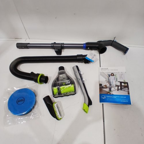 BISSELL LIGHTWEIGHT CORDED PET HAIR ERASER TURBO UPRIGHT VACUUM - BLACK/BLUE/GREEN (MODEL: 27909) image 5