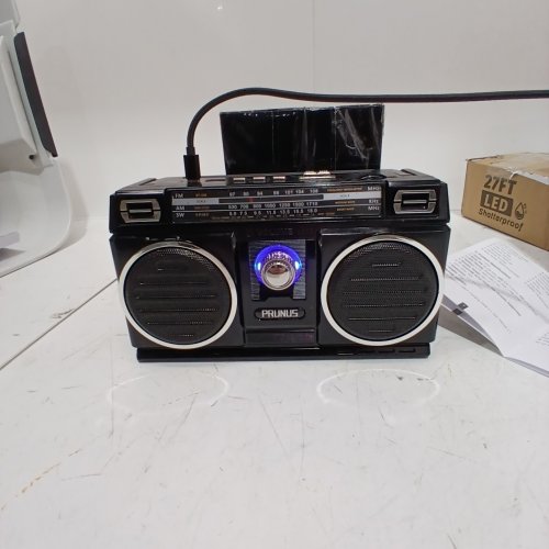 PRONUS PORTABLE RADIO - SOLAR AND USB RECHARGEABLE - BT/TF CARD/FM-AM FUNCTION BLACK (MODEL: J-750S) image 3