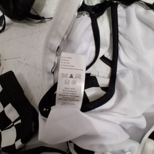 GIRL'S WEISSMAN CAROUSEL COSTUME - XLC - WHITE / BLACK (STYLE : 10781) image 6