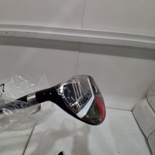 PINEMEADOW EXCEL EGI HYBRID GRAPHITE 22° LEFT HAND CLUB - 4 REGULAR - BLACK/RED/WHITE (MODEL: 12322) image 3