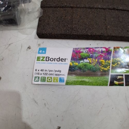 2PK EZBORDER ROMAN STONE GARDEN BORDER - 3.25" X 48" - BROWN image 4