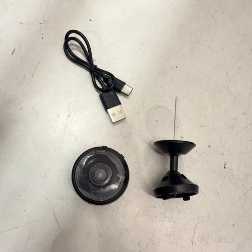 MINI CAMERA VIDEO SURVEILLANCE WIFI INDOOR HOME SECURITY CAMERA - 0.9" - BLACK image 2