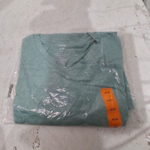MEN'S GEORGE SHORT SLEEVE V NECK STRETCH T-SHIRT - MEDIUM - DARK TEAL (STYLE: GRS61027MN) image 3