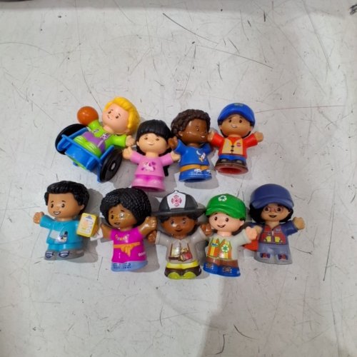 FISHER-PRICE LITTLE PEOPLE SCHOOL BUS WITH 9 FIGURES, LIGHTS & SOUNDS - YELLOW/BLUE (MODEL:GLT75) image 3
