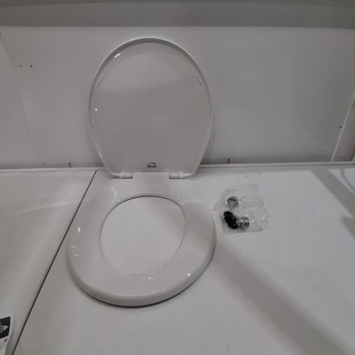BEMIS ECONOMY PLASTIC ROUND TOILET SEAT - WHITE (MODEL: 730SLEC 000) image 3