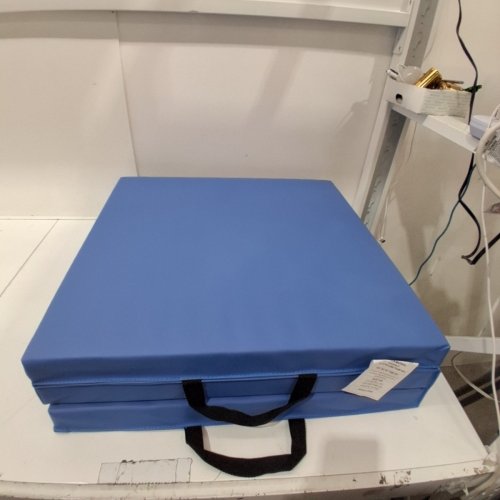 CAP BARBELL ALL PURPOSE FOLDING ANTI TEAR EXERCISE MAT - 72" X 24" X 2" - BLUE - (MODEL: MTIS-9263-BL10P) image 2