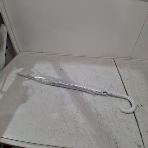 BUBBLE CLEAR UMBRELLA - 45" - CLEAR/WHITE image 2