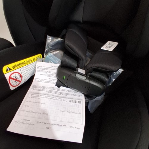 SAFETY 1ST EVERSLIM ALL-IN-ONE CONVERTIBLE CAR SEAT - BLACK (MODEL: 22440CHHR) image 4