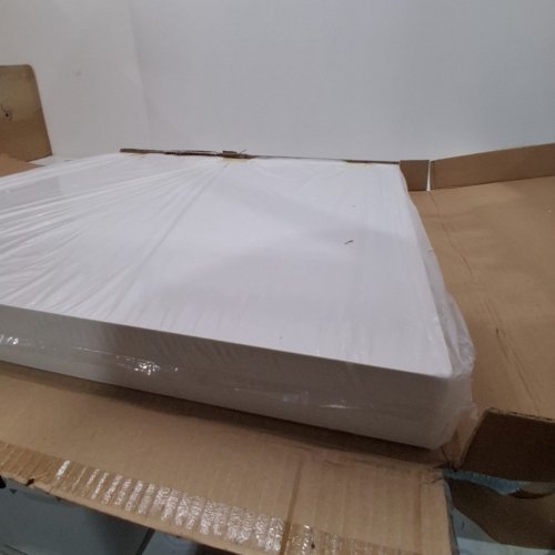 12PK ART3D SMOOTH DROP PVC CEILING TILE - 24" X 24" - WHITE (MODEL: C10920) image 3