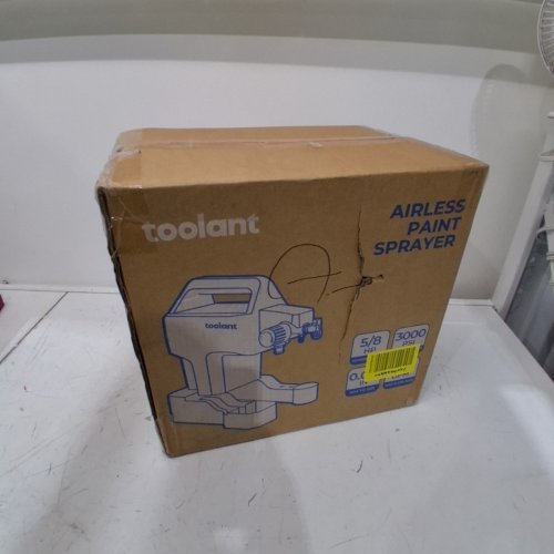 TOOLANT LIGHTWEIGHT AIRLESS PAINT SPRAYER - 3000 PSI - 5 GAL - BLACK / BLUE (MODEL: TR01001) image 2