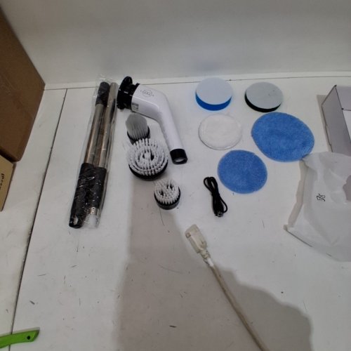 7-IN-1 ELECTRIC SPIN SCRUBBER WITH SEVEN REPLACEABLE BRUSH HEADS (MODEL: ANS-8050) image 3