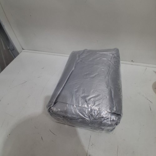 CAR COVER WATERPROOF ALL WEATHER, OUTDOOR CAR COVER UNIVERSAL FULL CAR COVER - LARGE - SILVER image 3