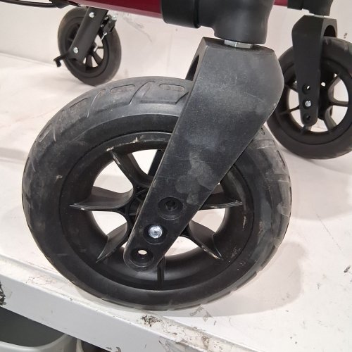 MAXWALK ALL TERRAIN ROLLATOR WITH BACKREST - 300LB CAPACITY - RED (MODEL: ‎MW2402) image 5