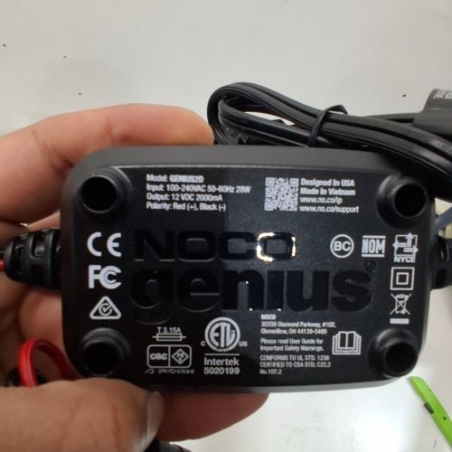 NOCO GENIUS2D, 2-AMP DIRECT-MOUNT ONBOARD CHARGER, 12V BATTERY CHARGER, BATTERY MAINTAINER, AND BATTERY DESULFATOR WITH TEMPERATURE COMPENSATION image 5