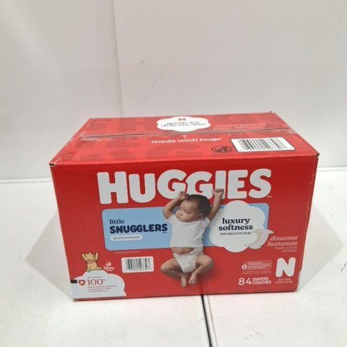 84PK HUGGIES LITTLE SNUGGLERS LUXURY SOFTNESS DIAPERS - SIZE NEWBORN (UP TO 10LBS) - DISNEY WINNIE THE POOH image 2