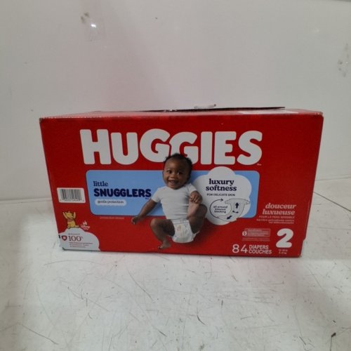 84PK HUGGIES LITTLE SNUGGLERS DISPOSABLE DIAPERS - SIZE 2 (12-18 LB) - DISNEY BABY WINNIE THE POOH image 3