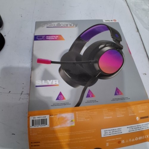 SKULLCANDY WIRED GAMING HEADSET WITH MICROPHONE - BLACK / PURPLE (MODEL: SLYR) image 5